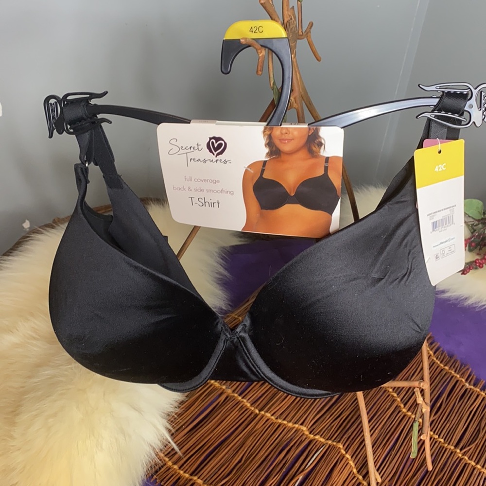 / Secret Treasures Black T-Shirt Bra